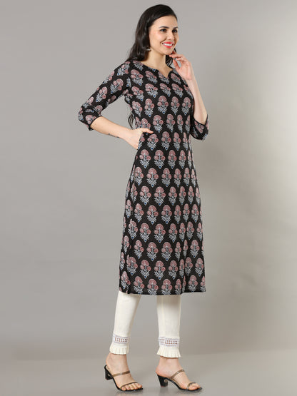 Cotton Block Printed Long Kurta