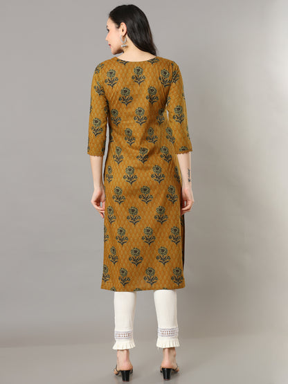 Cotton Block Printed Long Kurta