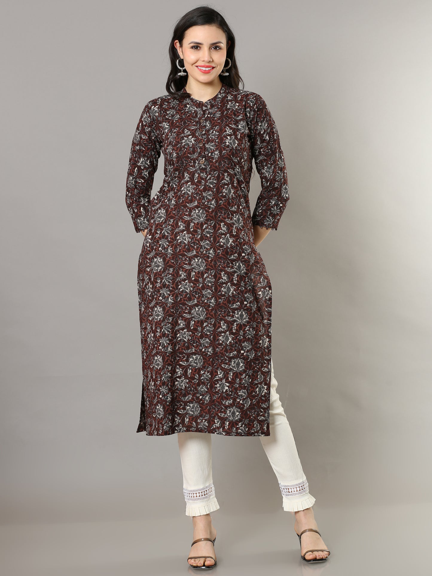 Cotton Block Printed Long Kurta