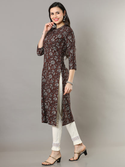 Cotton Block Printed Long Kurta