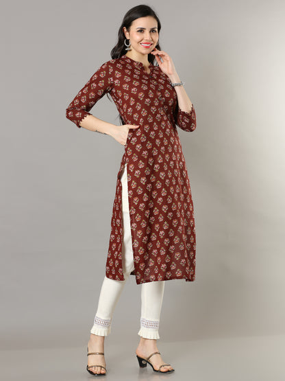 Cotton Block Printed Long Kurta