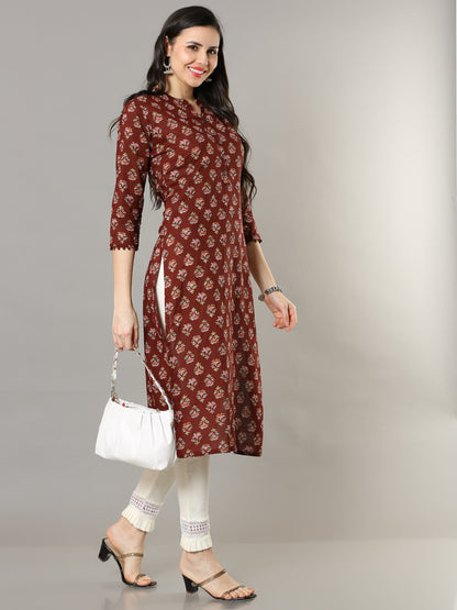 Cotton Block Printed Long Kurta