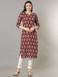 Cotton Block Printed Long Kurta