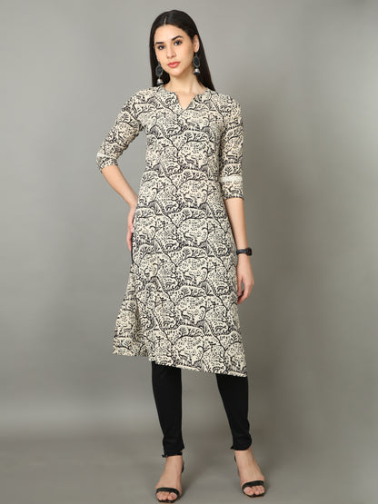 Cotton Block Printed Long Kurta