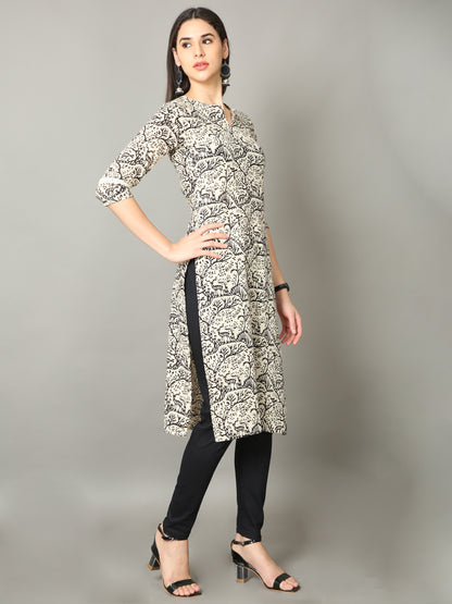 Cotton Block Printed Long Kurta