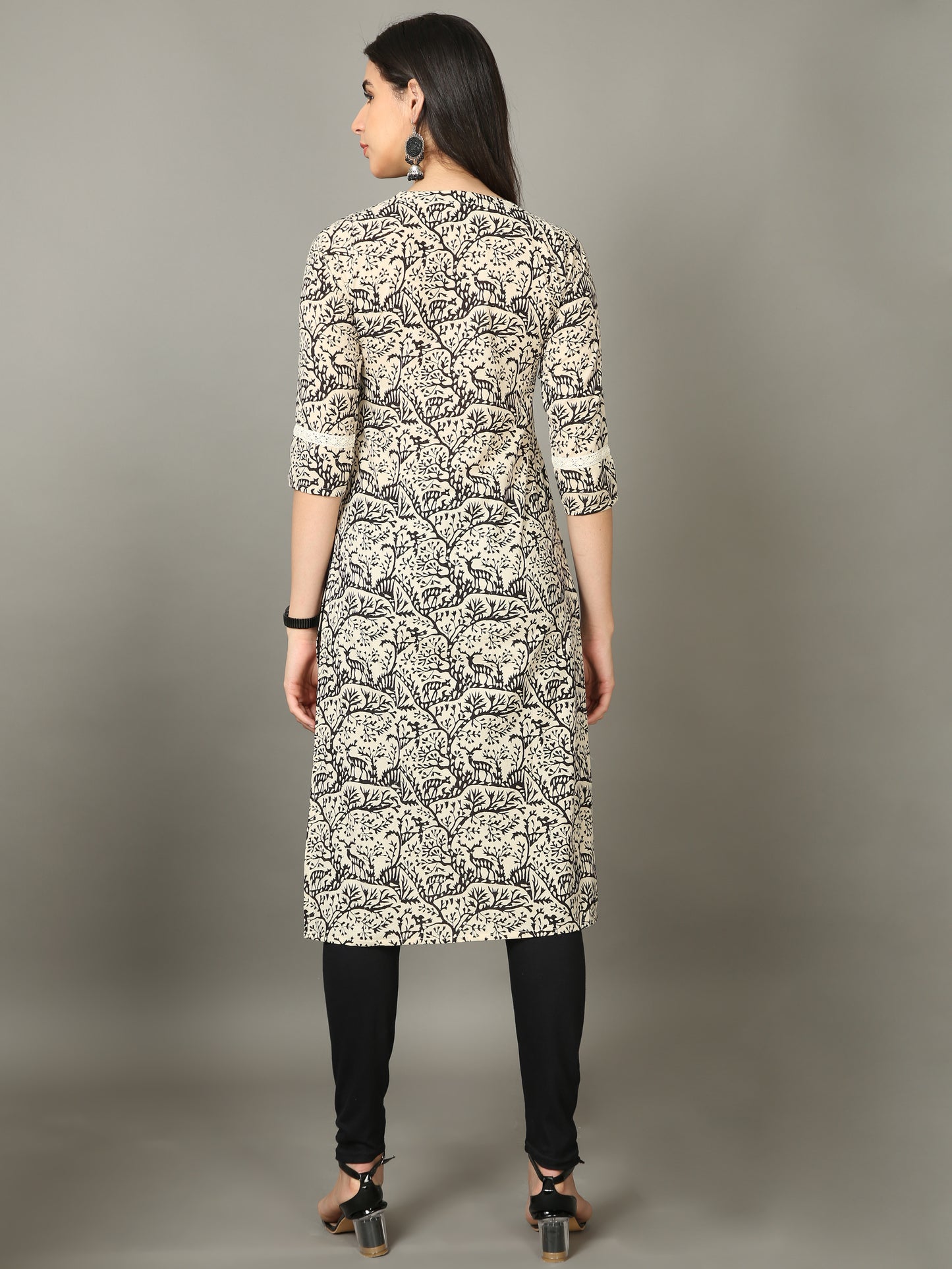 Cotton Block Printed Long Kurta