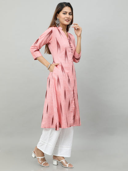 Cotton Ikat Long Kurti