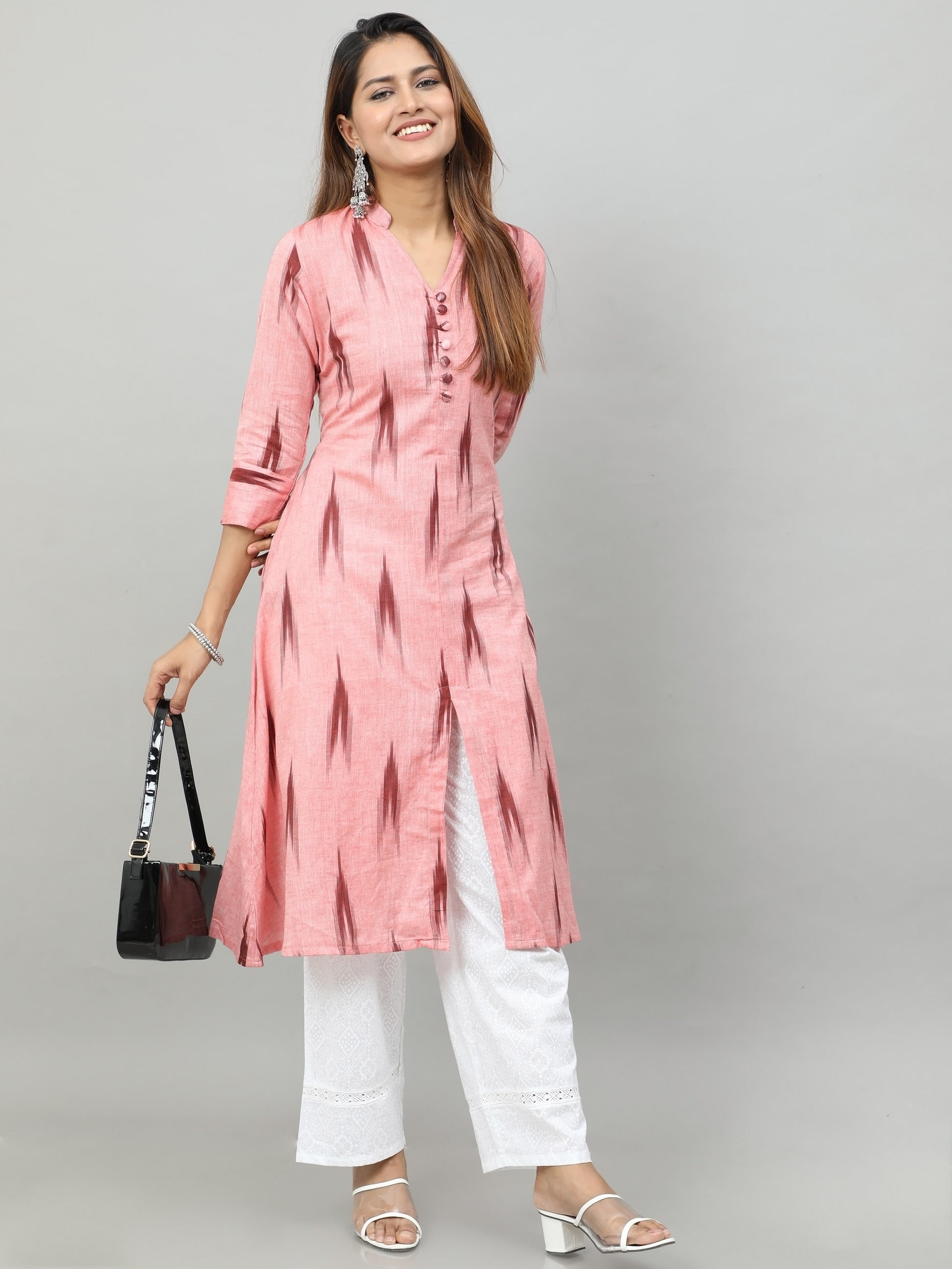 Cotton Ikat Long Kurta