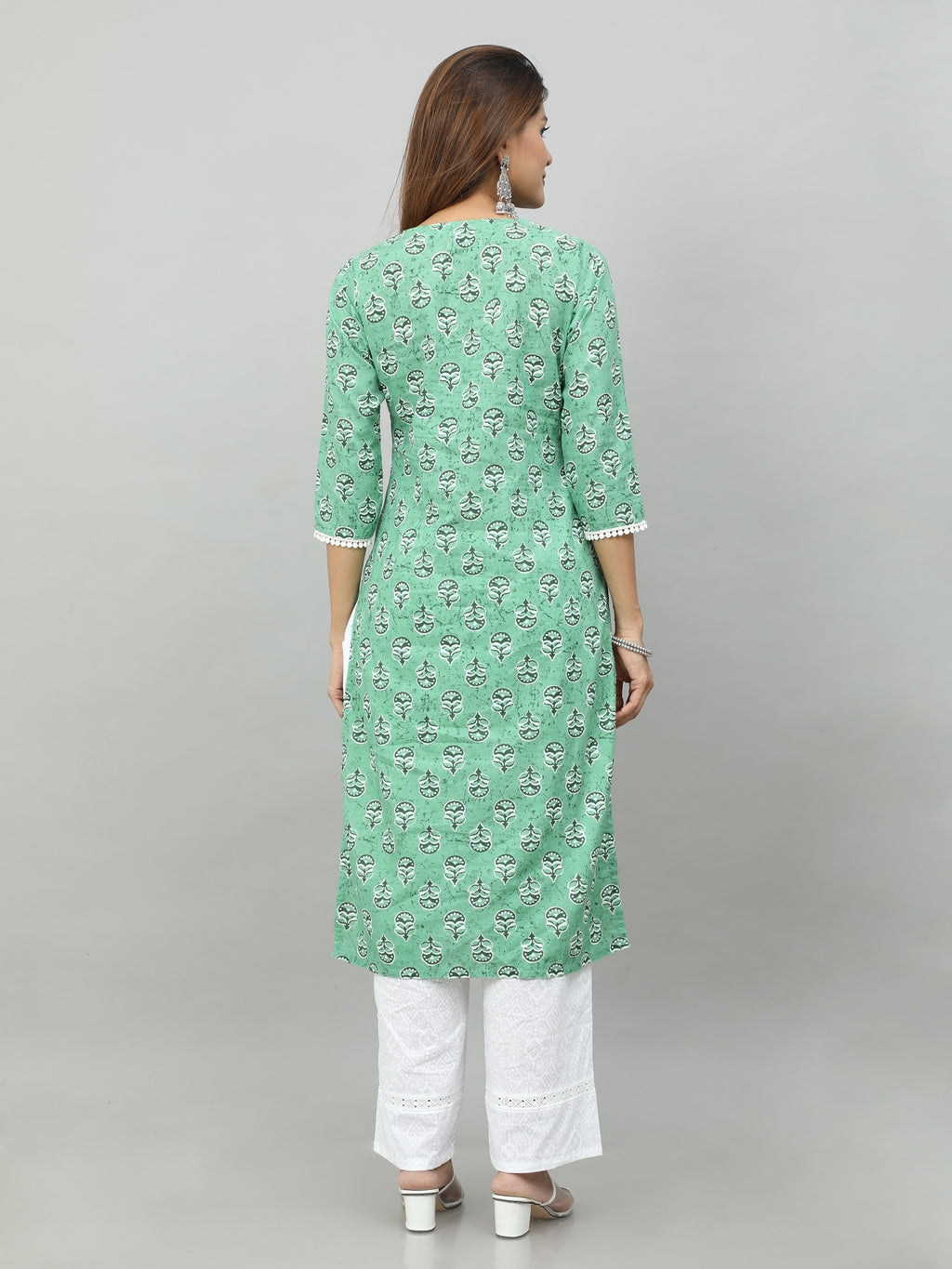 Cotton Block Printed Long Kurta