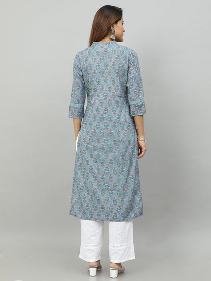 Cotton Block Printed Long Kurta