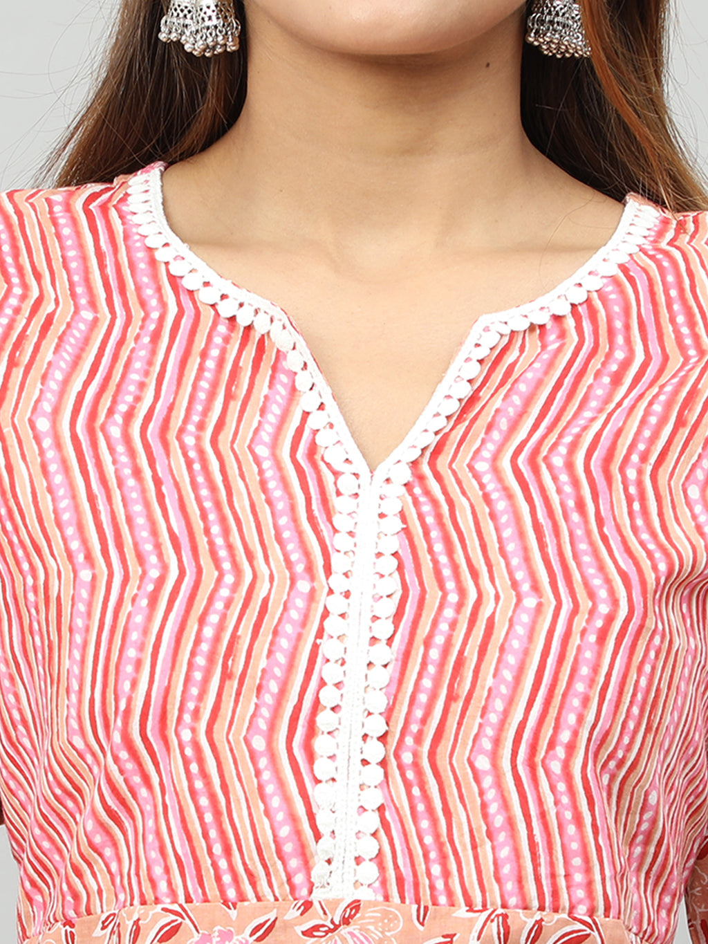Cotton Block Printed Long Kurta