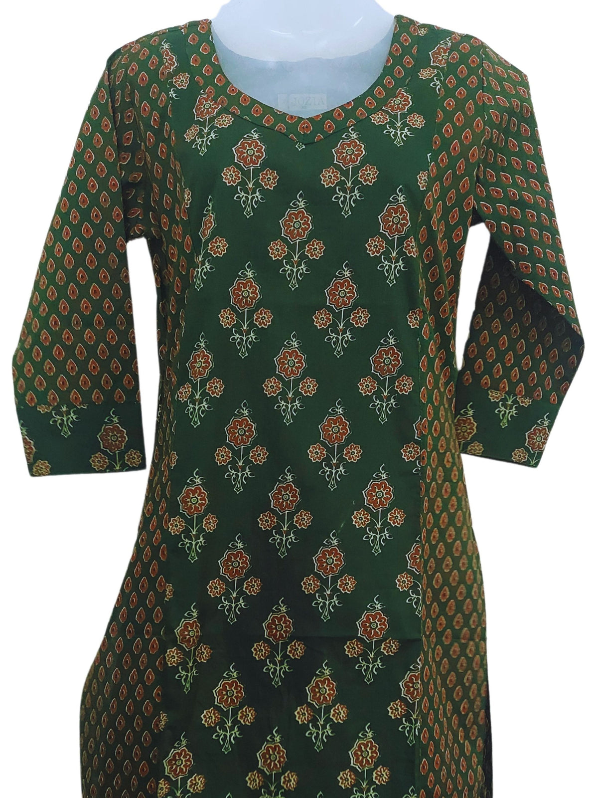 Cotton Block Printed Long Kurta