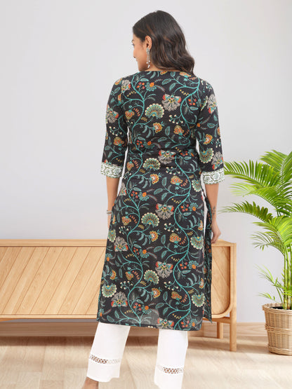 Cotton Block Printed Long Kurta