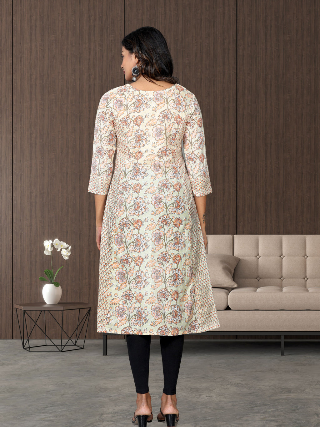 Cotton Block Printed Long kurta