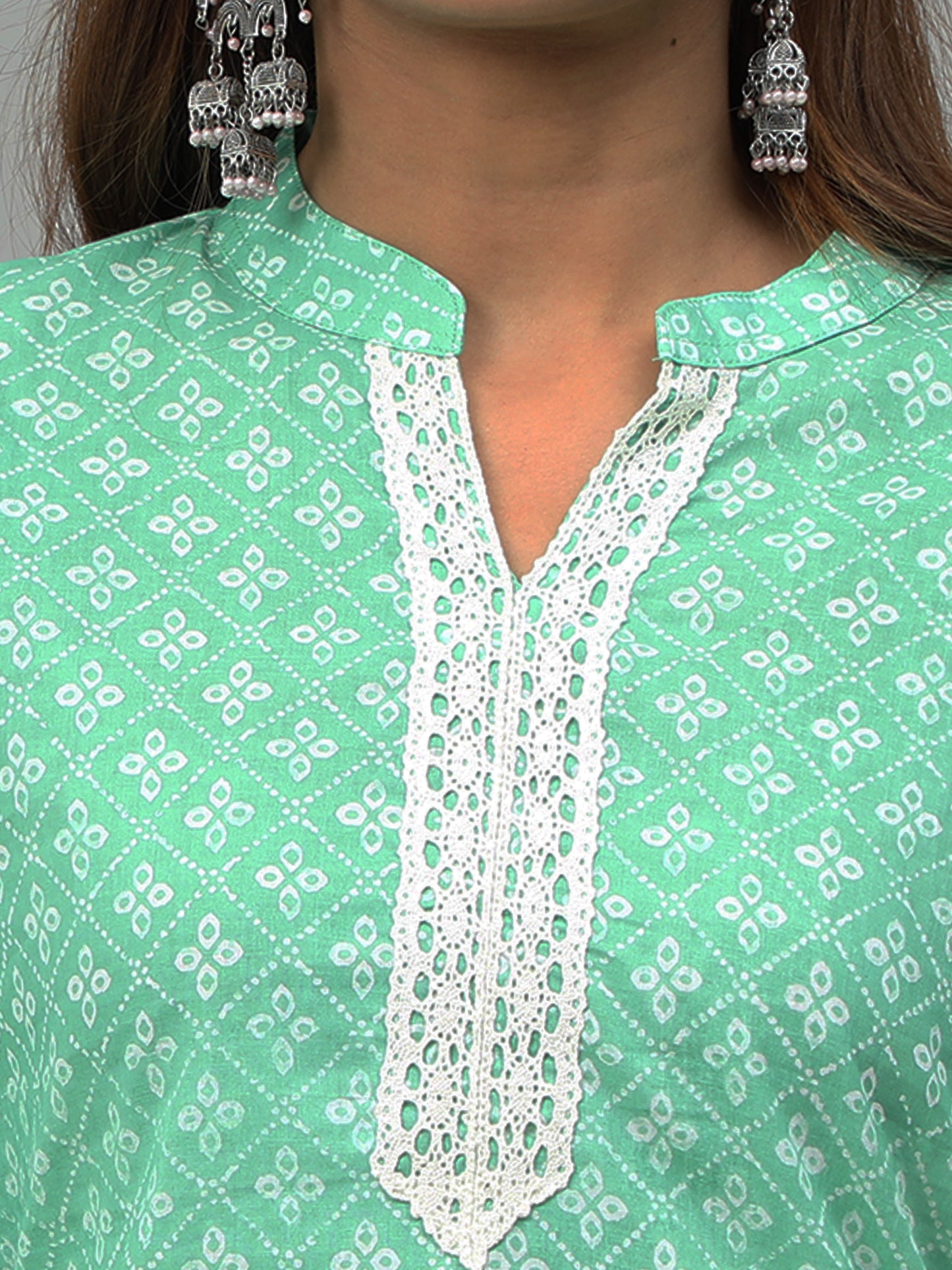 Cotton Block Printed Long Kurta