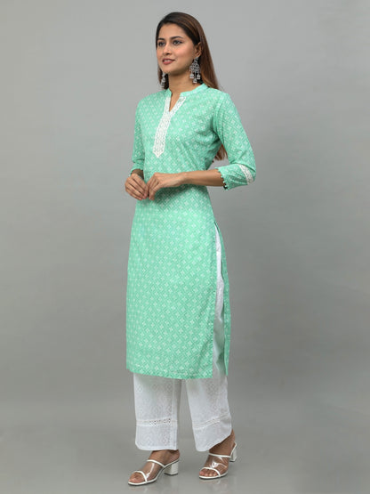 Cotton Block Printed Long Kurta