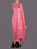 Cotton Block Printed Resham Border Suit Set